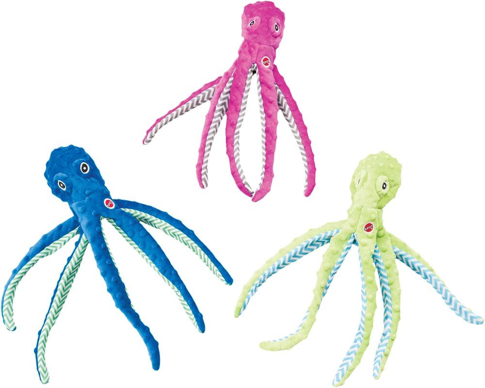 Spot Skinneeez Extreme Dog Toy Octopus Assorted 16in
