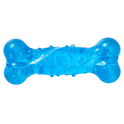 Spot Play Strong Scent-Station Bone Dog Toy Bacon Blue 5 In