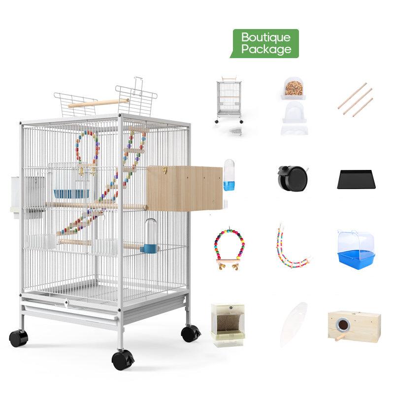 The Majestic Aviary: A Stylish Metal Bird Cage For Xuanfeng Parrots