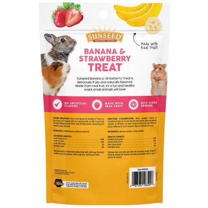 Sunseed Banana & Strawberry Small Animal Treat 0.7oz
