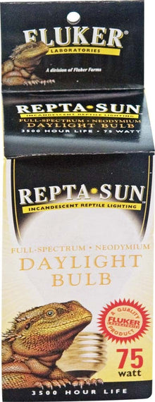 Flukers Repta-Sun Full-Spectrum Neodymium Daylight Bulb 75 Watts