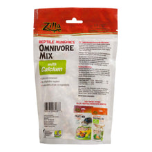 Zilla Reptile Munchies Omnivore Food Mix with Calcium 4oz