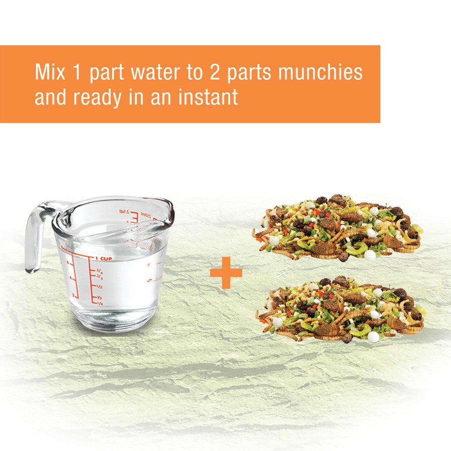 Zilla Reptile Munchies Omnivore Food Mix with Calcium 4oz