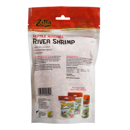 Zilla Reptile Munchies River Shrimp Food 2oz