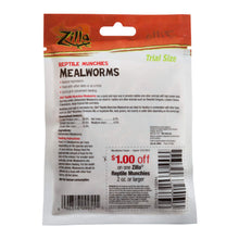 Zilla Munchies Mealworms Reptile Food Trial Size.5oz