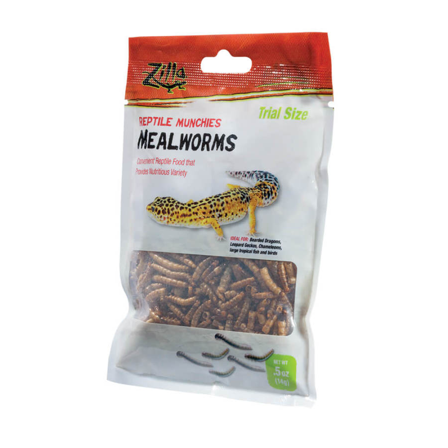 Zilla Munchies Mealworms Reptile Food Trial Size.5oz
