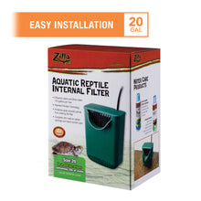 Zilla Aquatic Reptile Internal Filter Size 20