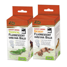 Zilla Canopy Series Desert Fluorescent UVB/UVA Bulb 20watt