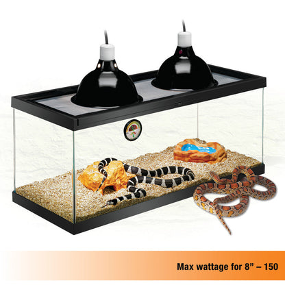 Zilla Premium Reflector Dome Light and Heat 8.5in