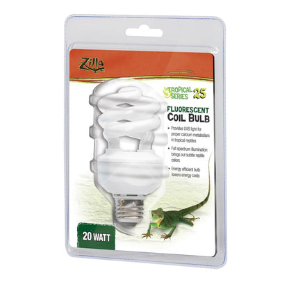 Zilla Tropical Series 25 Fluorescent Coil Bulb 20W