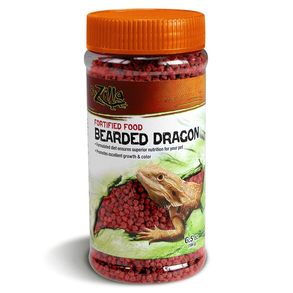 Zilla Bearded Dragon Extruded Food Pellets 6.5 Oz
