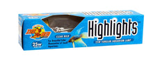 Zoo Med Highlights Incandescent Aquarium Bulb Clear 25 W