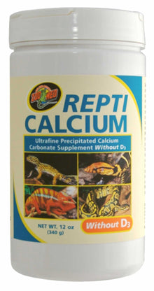 Zoo Med Repti Calcium without D3 Ultra Fine 12oz