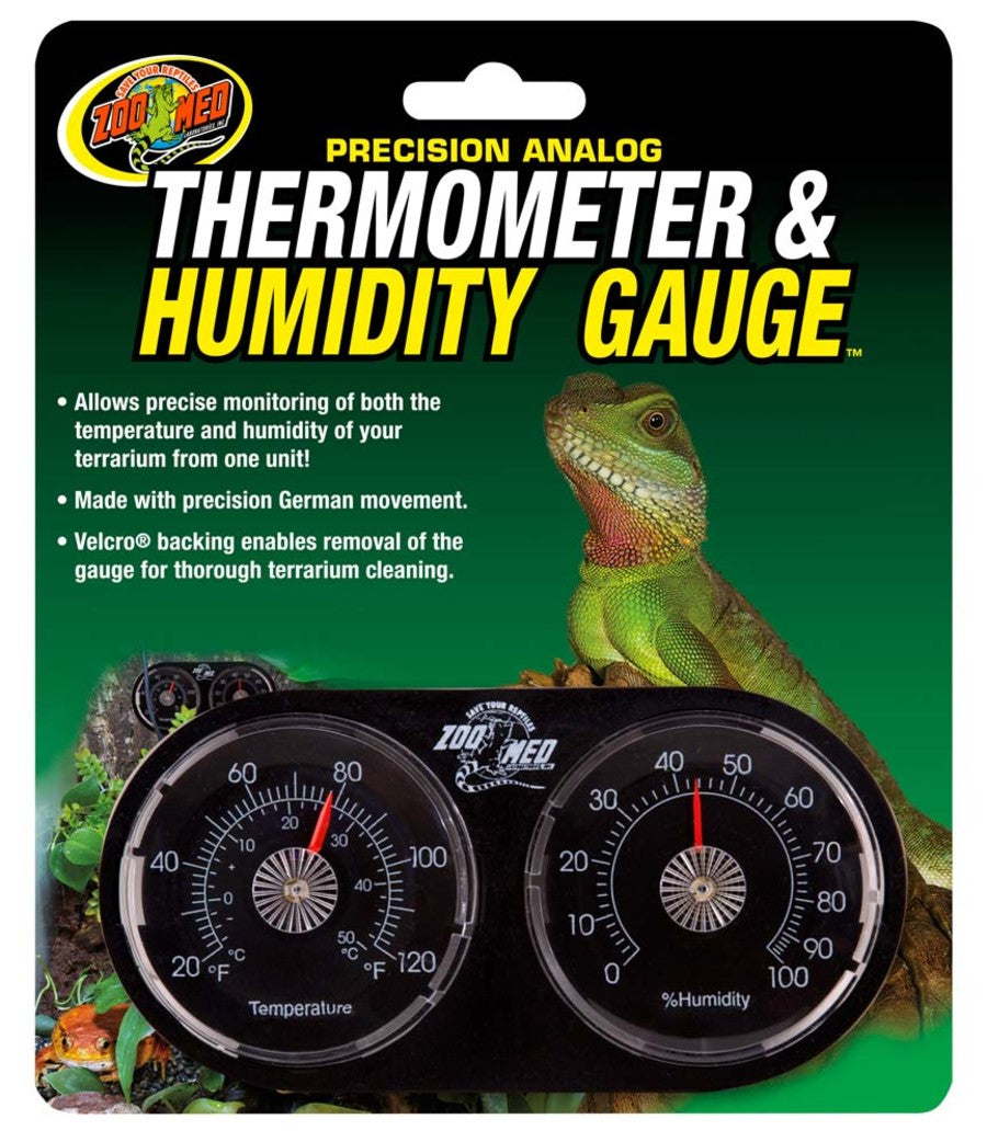 Zoo Med Dual Thermometer / Humidity Gauge
