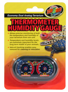 Zoo Med Economy Dual Thermometer and Humidity Gauge