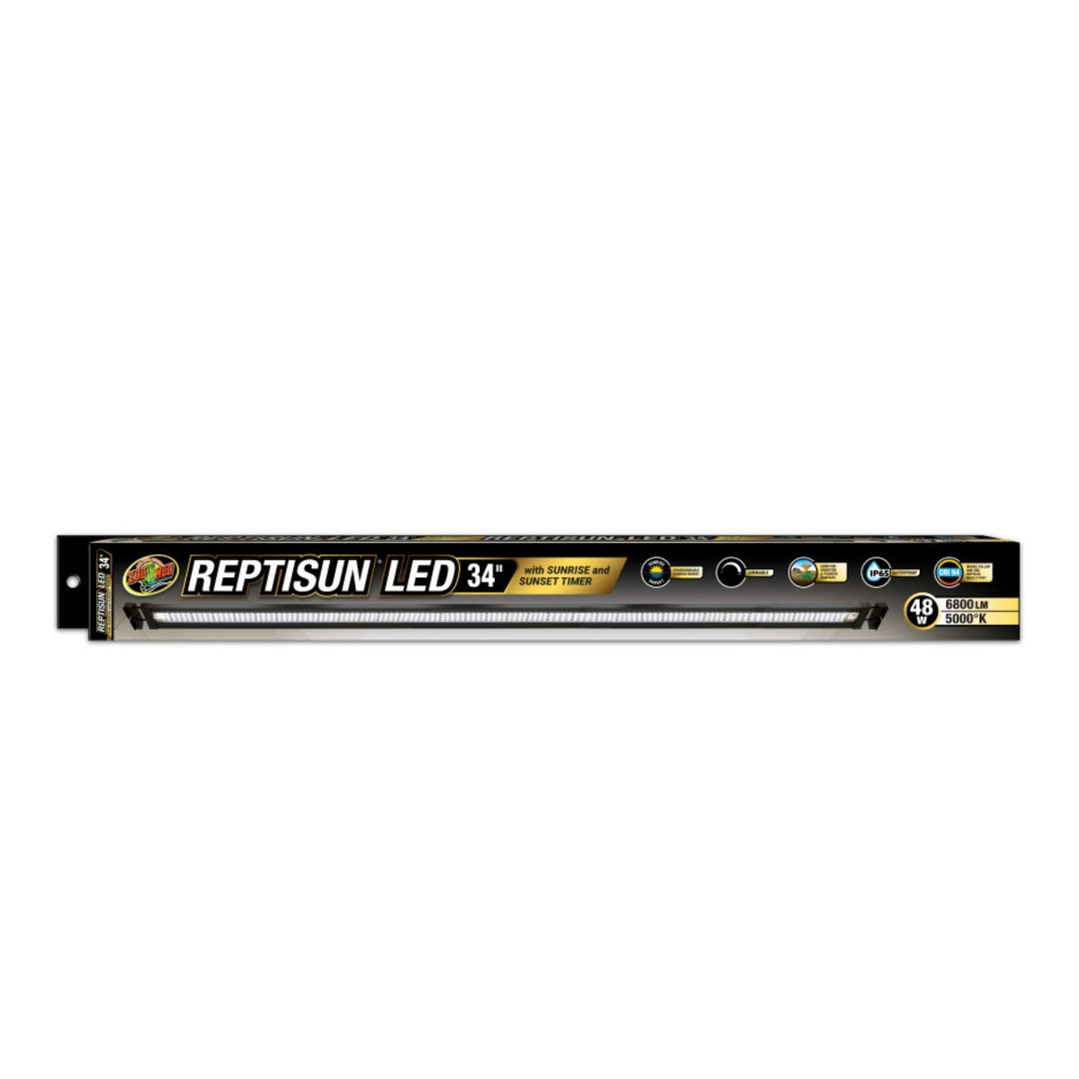 Zoo Med Reptisun LED w/Sunrise  Sunset Timer Terrarium Hood 1ea/34 in, 48 W