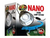 Zoo Med Nano Dome Lamp Fixture Black 4 in