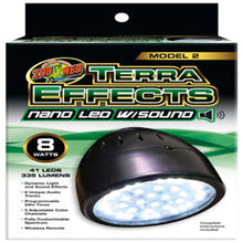 Zoo Med Terra Effects Model 2 Nano Led Light With Sound Black 1Ea