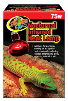 Zoo Med Nocturnal Infrared Heat Lamp 75W