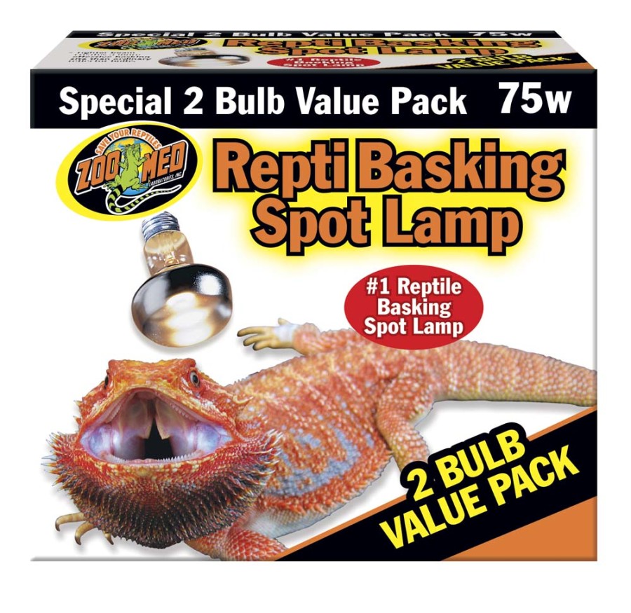 Zoo Med Repti Basking Spot Lamp 75W 2pk