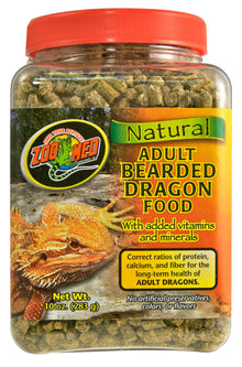 Zoo Med Natural Adult Bearded Dragon Food 10oz