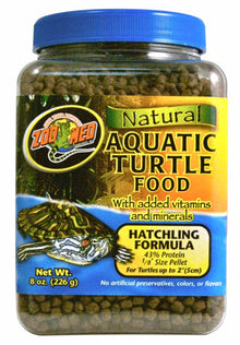 Zoo Med Natural Aquatic Turtle Micro Pellet Hatchling Food 7.5oz