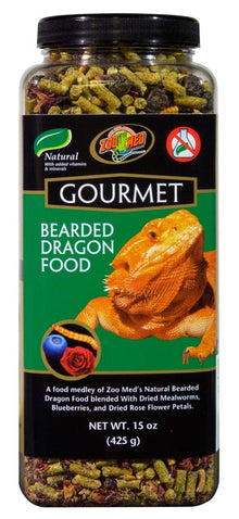 Zoo Med Gourmet Bearded Dragon Food 15oz