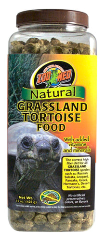 Zoo Med Natural Grassland Tortoise Food 15oz