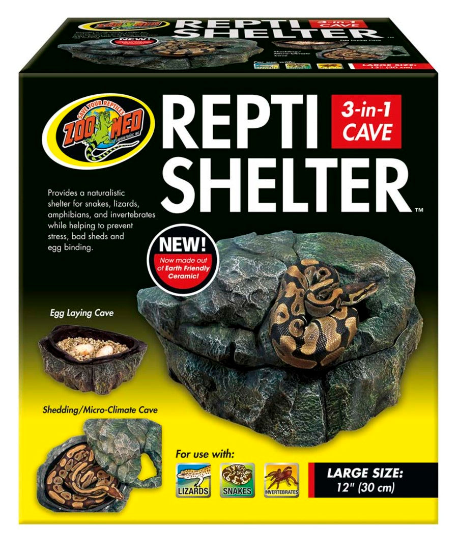 Zoo Med Repti Shelter 3 in 1 Cave Large