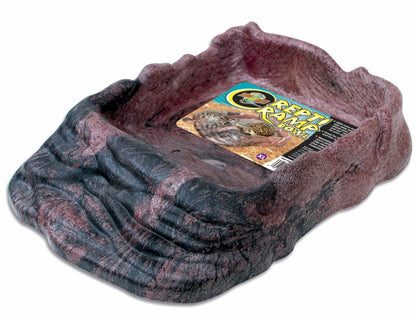 Zoo Med Repti Ramp Bowl Black; Brown Extra-Large