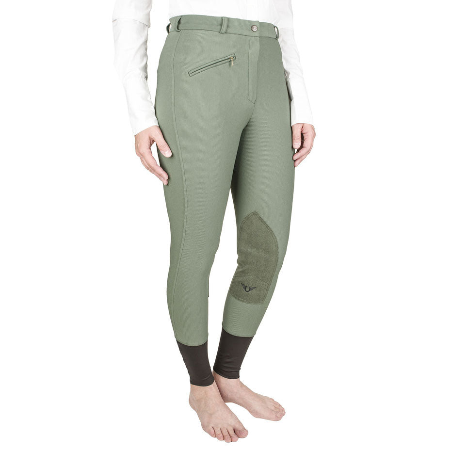 TuffRider Ladies Ribb Knee Patch Breeches