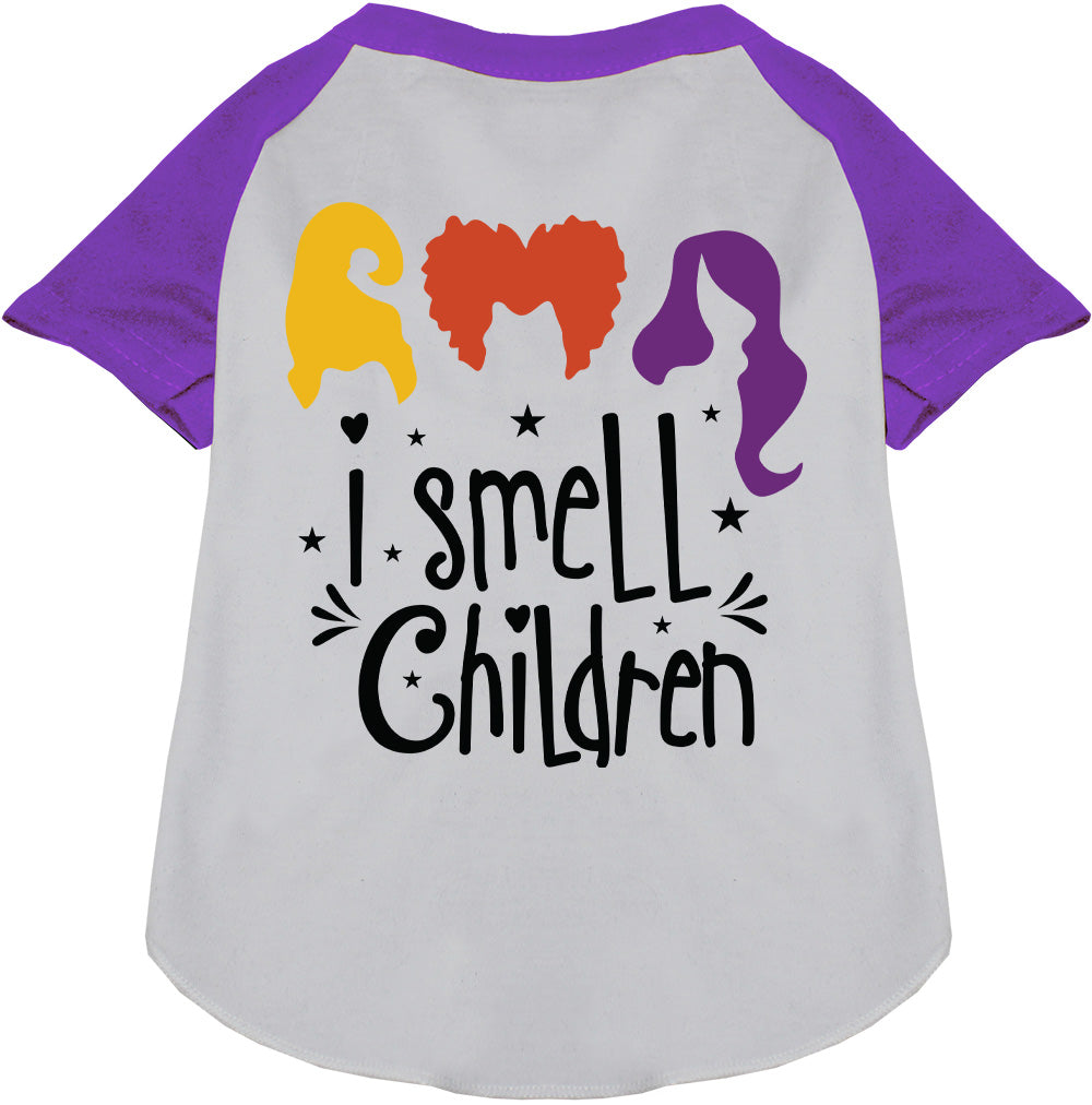 I Smell Children Pet Raglan Shirt