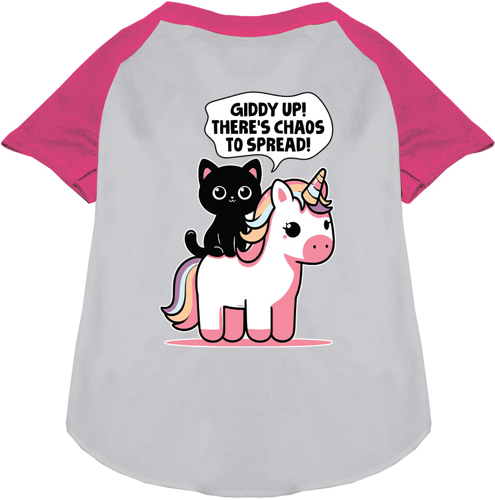 Chaos to Spread Pet Raglan Shirt