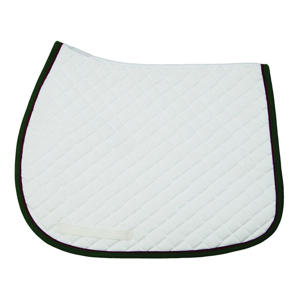 TuffRider Basic All Purpose Saddle Pad with Trim and Piping