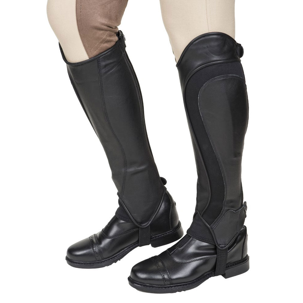 TuffRider Ladies Derby Leather Half Chaps