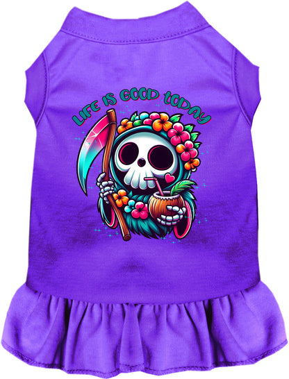 Tropical Grim Reaper Pet Dress