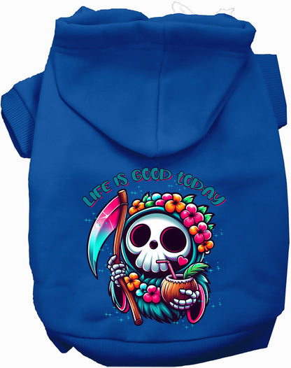 Tropical Grim Reaper Pet Hoodie