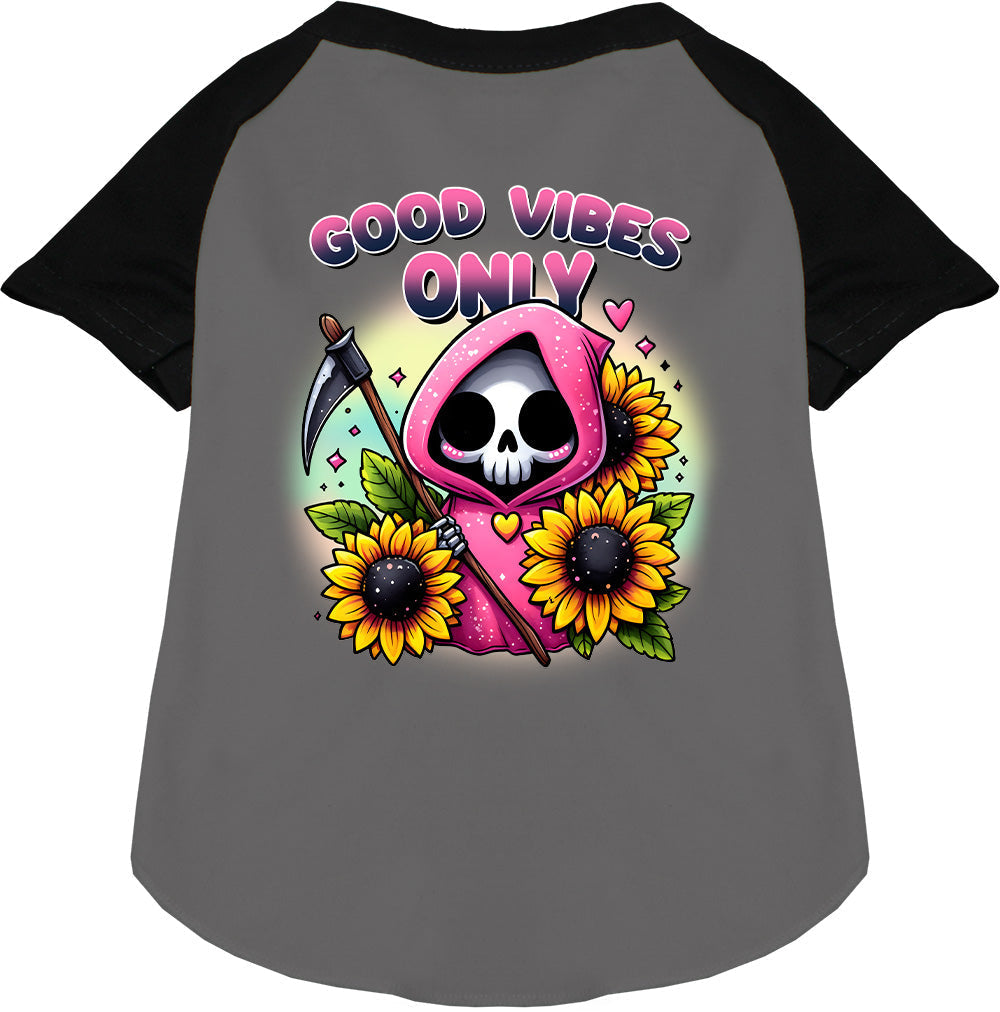 Sun Flowers and Scythes Pet Raglan Shirt