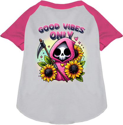 Sun Flowers and Scythes Pet Raglan Shirt