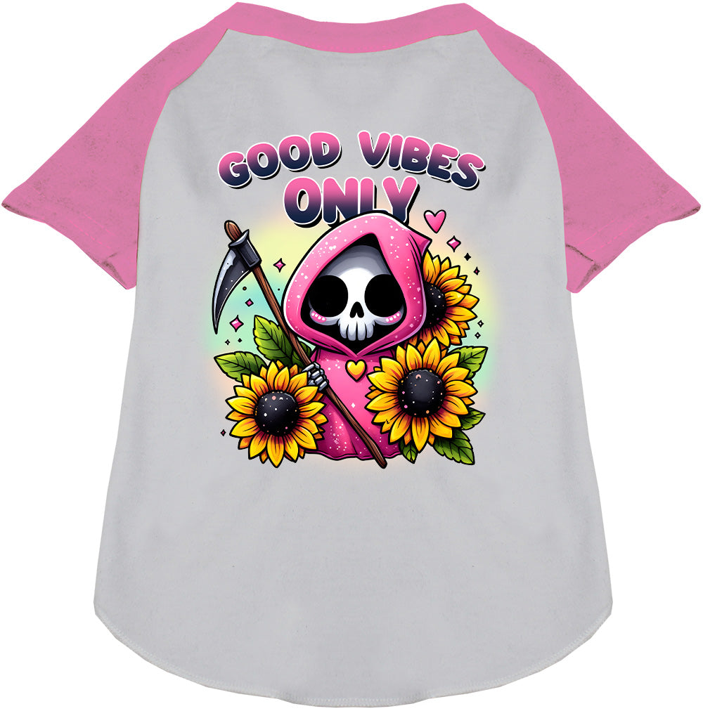 Sun Flowers and Scythes Pet Raglan Shirt