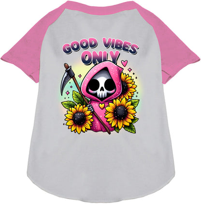 Sun Flowers and Scythes Pet Raglan Shirt