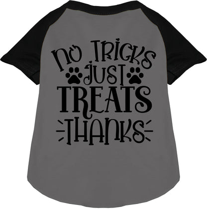 No Tricks, Just Treats Pet Raglan Shirt