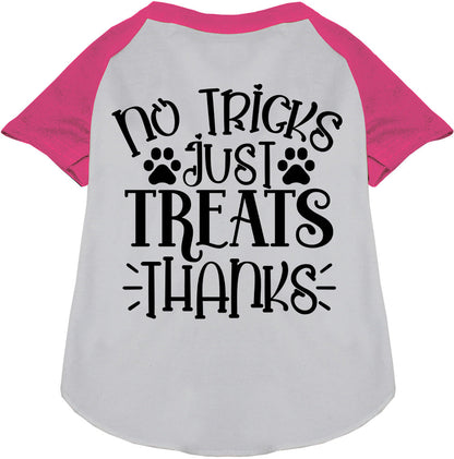 No Tricks, Just Treats Pet Raglan Shirt
