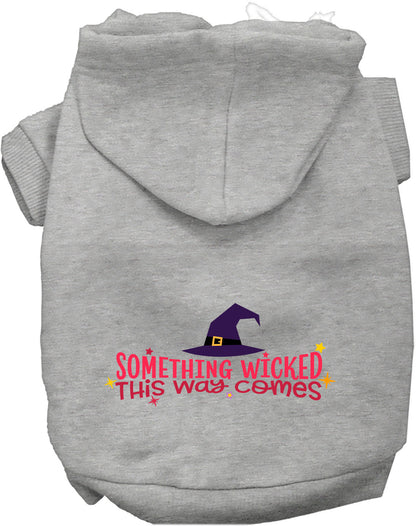 Something Wicked This Way Comes Halloween Pet Hoodie