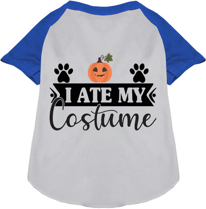 I Ate My Costume Pet Raglan Shirt