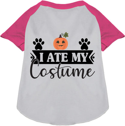 I Ate My Costume Pet Raglan Shirt
