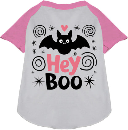 Hey Boo! Pet Raglan Shirt