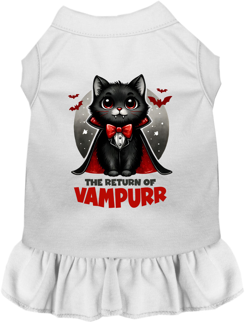 Vampurr Halloween Pet Dress