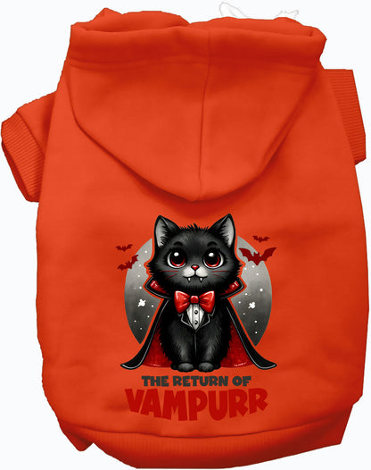 Vampurr Halloween Pet Hoodie