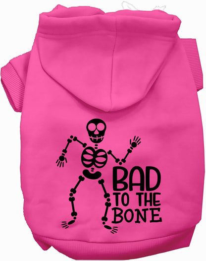 Bad to the Bone Halloween Pet Hoodie